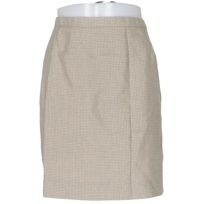 Jupe (Beige) de Tristan & Iseut Lin, Polyester, Viscose, Laine