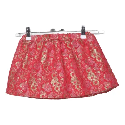 Kjol (Röd, Flerfärgad) från Christina Rohde Acetat, Metallfiber, Polyester