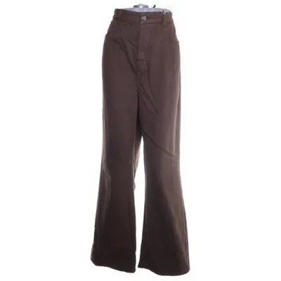 Spijkerbroek (Bruin) van Never Denim Katoen
