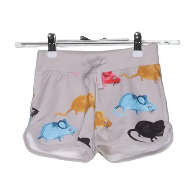 Shorts (Grå, Flerfärgad) från Mini Rodini Elastan, Ekologisk bomull