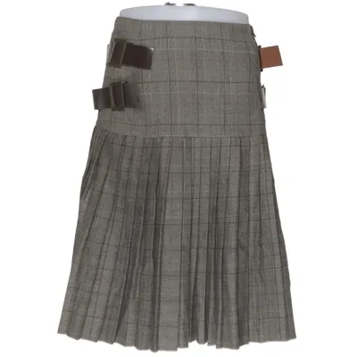 Skirt (Gray) from Benedikte Utzon Elastane, Polyester, Viscose