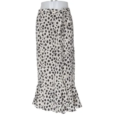 Jupe portefeuille (Beige, Noir) de Whistles Cupro, Viscose
