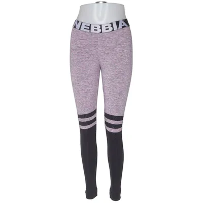 Sportleggings (Lila, Zwart) van Nebbia Elastaan, Polyamide, Polyester