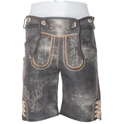 Lederhosen (92657) fra Krüger Bomuld, Læder