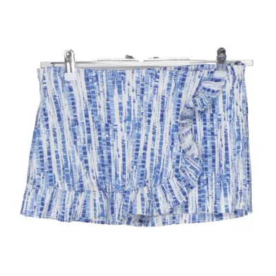 Jupe-short (Bleu, Blanc) de Zara