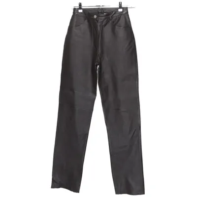 Leren broek (Zwart)