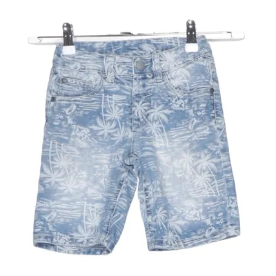 Jeansshorts (Blå, Hvid) fra Lab Industries Bomuld, Elastan, Polyester