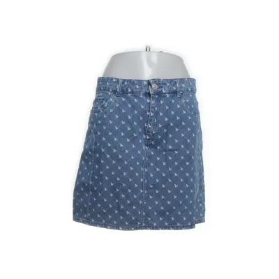 Denim skirt (Blue, White) from Pieces Cotton