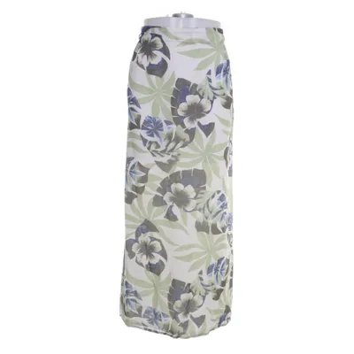 Maxi skirt (White, Brown, Green, Blue) from Laura Lebek Viscose, Linen