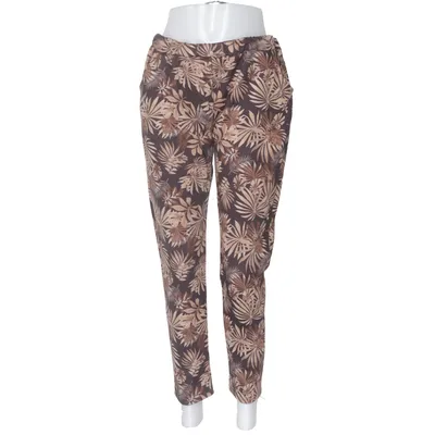 Pants (Brown, Beige) from Vanting Polyester, Viscose