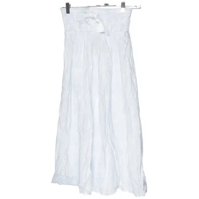 Långkjol (Blå, Vit) från Gina Tricot Bomull