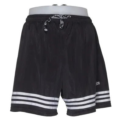 Sports shorts (Black, White) from Adidas Cotton, Polyester