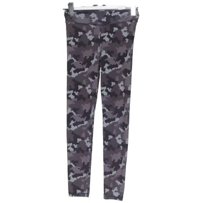 Træningsleggings (Grå, Sort) fra Phelix Sports Elastan, Polyester