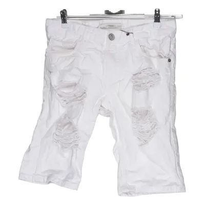 Short en jean (Blanc) de FSBN Coton
