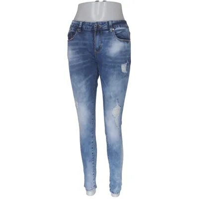 Jean (Bleu) de Nina Carter Coton, Élasthane, Polyester