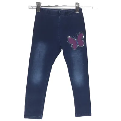 Leggings (Blue) from Gingersnaps Cotton, Elastane