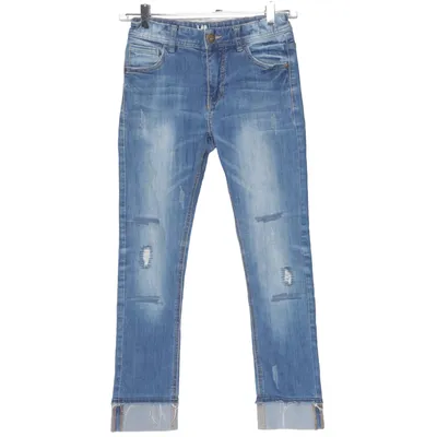 Jeans (Blå) från Lab Industries by KappAhl Bomull, Elastan, Polyester