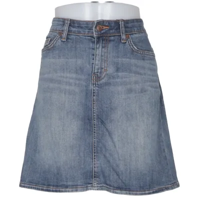 Jeanskjol (Blå) från L.O.G.G by H&M Bomull, Elastan