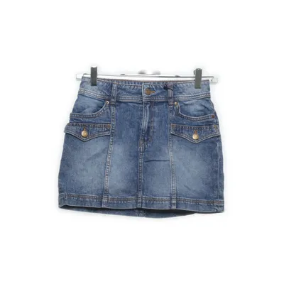 Jeanskjol (Blå) från H&M Bomull, Elastan, Polyester