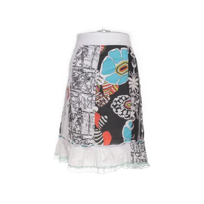 Skirt (White, Black, Multicolored) from Frime Cotton, Polyester