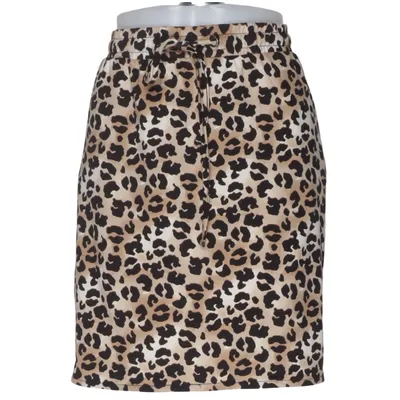 Kjol (Beige, Svart) från Miss Milla Elastan, Polyester