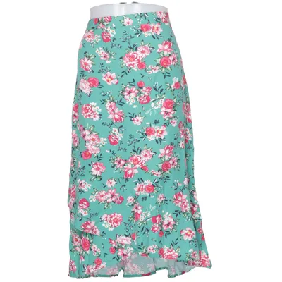 Långkjol (Grön, Flerfärgad) från Flash Woman Viskos