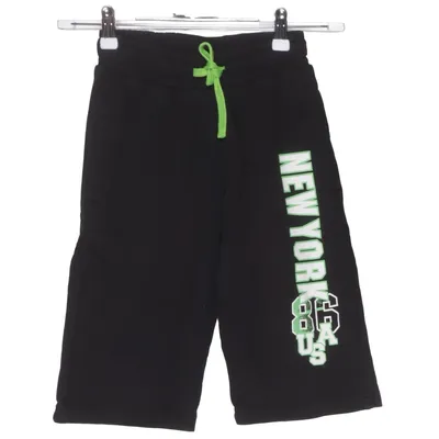 Short de jogging (Noir, Vert) de Bonprix Coton