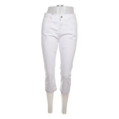 Driekwart broek (Wit) van Kelly Capri Katoen, Elastaan, Polyester