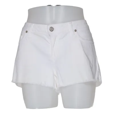 Short en jean (Blanc) de Blauer Coton, Élasthane