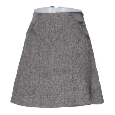Skirt (Gray, Black) from Background Polyester