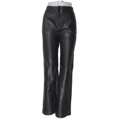 Pants (Black) from Mango Polyester, Polyurethane