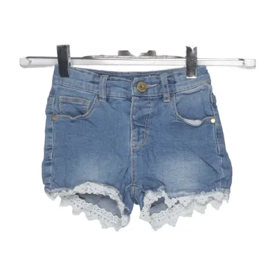 Jeansshorts (Blå, Vit) från Lab Industries Bomull, Elastan