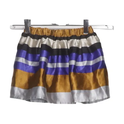 Rok (Blauw, Bruin, Meerkleurig) van Christina Rohde Acryl, Katoen, Polyamide, Polyester, Wol