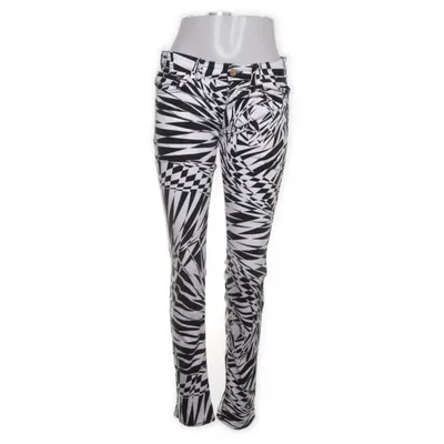 Jeans (White, Black) from Versace for H&M Cotton, Elastane