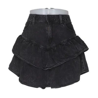 Denim skirt (Gray) from American Eagle Cotton, Elastane