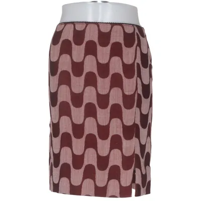Skirt (Red, Pink) from John Richmond Wool