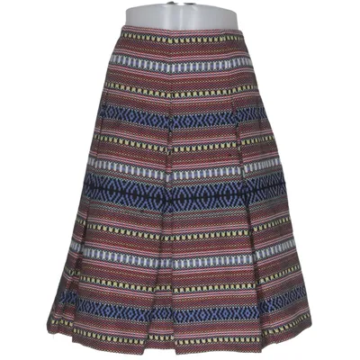 Jupe (Rouge, Multicolore) de Weekend MaxMara Acrylique, Coton, Polyester