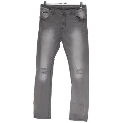 Jeans (Grå) fra Lab Industries by KappAhl Bomuld, Elastan