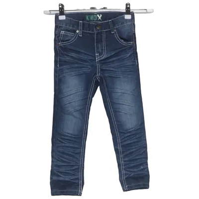 Spijkerbroek (Blauw, Groen) van Knox Katoen, Polyester