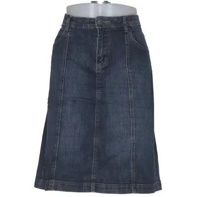 Jeansnederdel (Blå) fra Denim by Lindex Bomuld, Elastan