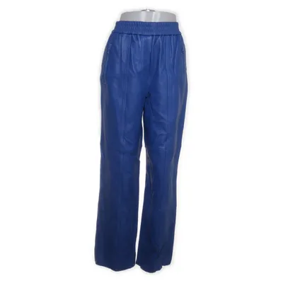 Lederhose (Blau) von H&M Premium Leder, Viskose