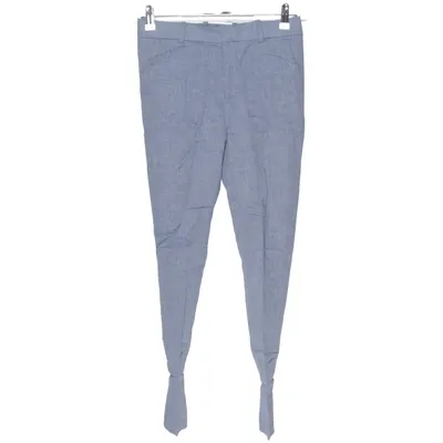 Jakkesætsbukser (Blå) fra H&M Bomuld, Linned, Polyester