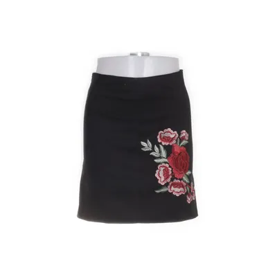 Skirt (Black, Multicolored) from Amisu Polyester