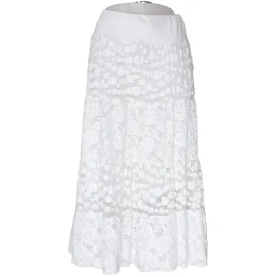Maxi rok (Wit) van Liberty Woman Katoen, Elastaan