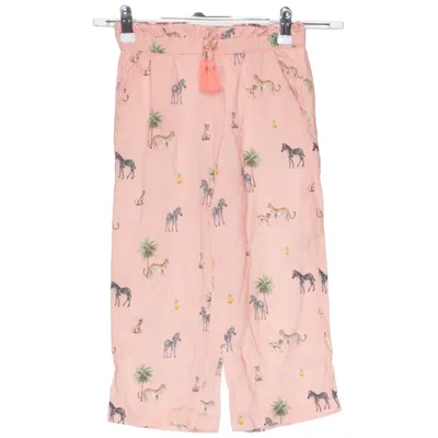 Pantalon patte d'éléphant (Rose, Multicolore) de Karolina Kijak x H&M Viscose