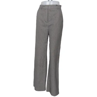 Palazzo broek (Grijs, Wit) van Mango Suit Elastaan, Polyester, Viscose