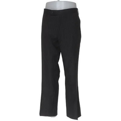 Jakkesætsbukser (Grå) fra Dressmann Premium Collection Polyester, Uld