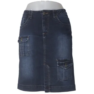 Jeanskjol (Blå) från Z Biz Bomull, Elastan, Polyester