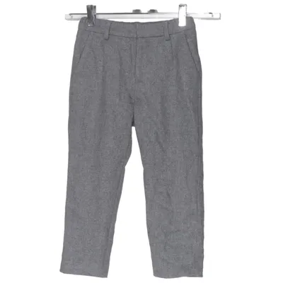 Pantalon de costume (Gris) de H&M Laine, Polyester, Polyamide, Élasthane
