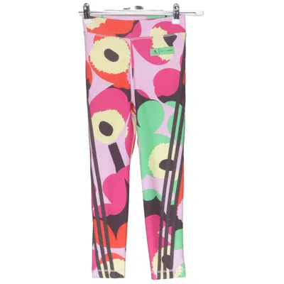 Träningstights (Rosa, Flerfärgad) från Adidas x Marimekko Elastan, Återvunnen polyester